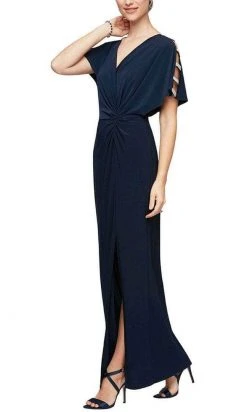 Alex Evenings - 82351544 Sleeve Embellish Long Dress