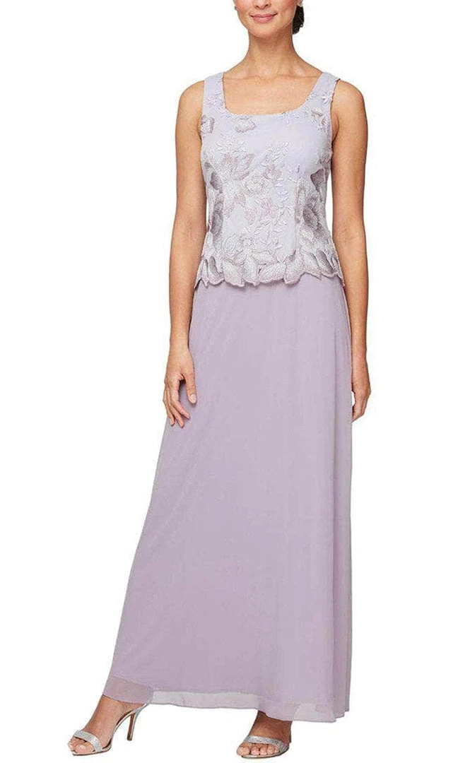 Alex Evenings - 84122422 Lace Jacket A-Line Dress 4 Alex Evenings - 84122422 Lace Jacket A-Line Dress