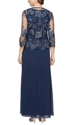 Alex Evenings - 84122422 Lace Jacket A-Line Dress 11 Alex Evenings - 84122422 Lace Jacket A-Line Dress