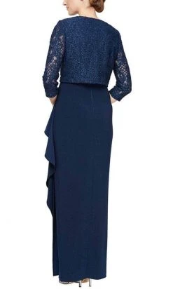 Alex Evenings - 84122475 Sleeveless With Bolero Jacket Long Dress