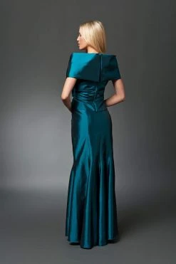 Alexander By Daymor - 1033 Faux Wrap Taffeta Trumpet Gown 17 Alexander By Daymor - 1033 Faux Wrap Taffeta Trumpet Gown