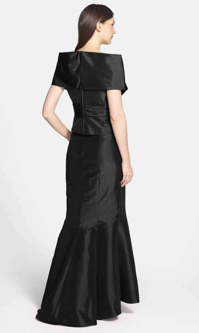 Alexander By Daymor - 1033 Faux Wrap Taffeta Trumpet Gown 4 Alexander By Daymor - 1033 Faux Wrap Taffeta Trumpet Gown