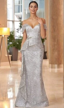 Alexander By Daymor - 1059 Embellished Sweetheart Off-Shoulder Trumpet Gown