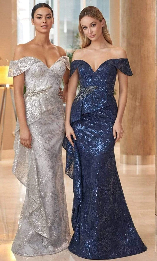 Alexander By Daymor - 1059 Embellished Sweetheart Off-Shoulder Trumpet Gown 6 Alexander By Daymor - 1059 Embellished Sweetheart Off-Shoulder Trumpet Gown