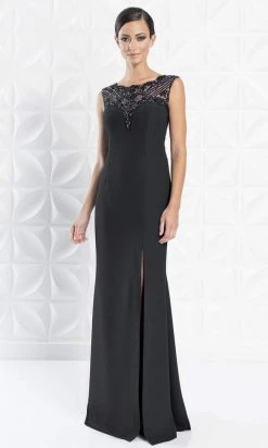 Alexander By Daymor - 1255 Embellished Bateau Trumpet Dress 10 Alexander By Daymor - 1255 Embellished Bateau Trumpet Dress