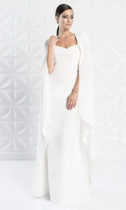 Alexander By Daymor - 1272 Strapless V-Neck Long Evening Dress