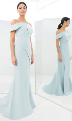 Alexander By Daymor - 1373 Off-Shoulder Front Cutout Mermaid Gown 13 Alexander By Daymor - 1373 Off-Shoulder Front Cutout Mermaid Gown