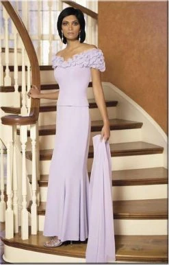 Alexander By Daymor - 2003 Ruffles Off Shoulder Evening Gown