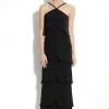 Alexander By Daymor - 3451 Beaded Halter Layered Sheath Evening Dress 1 Alexander By Daymor - 3451 Beaded Halter Layered Sheath Evening Dress
