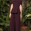Alexander By Daymor - 990B Off The Shoulder Top With Leg Pants