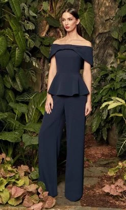 Alexander By Daymor - 990B Off The Shoulder Top With Leg Pants 10 Alexander By Daymor - 990B Off The Shoulder Top With Leg Pants