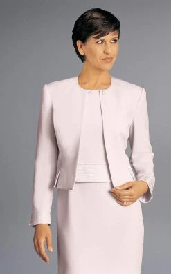 Alexander By Daymor - Jewel Dress With Ornate Cuffed Jacket 702109