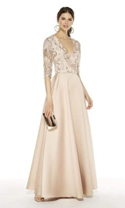 Alyce Paris - 27388 Embroidered Lace A-line Dress