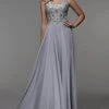 Alyce Paris 27473 - Embroidered Sleeveless V-neck Formal Dress 2 Alyce Paris 27473 - Embroidered Sleeveless V-neck Formal Dress