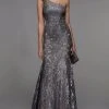 Alyce Paris 27486 - Sequined Asymmetrical Evening Dress 1 Alyce Paris 27486 - Sequined Asymmetrical Evening Dress