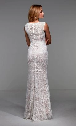 Alyce Paris 27537 - Lace Sleeveless Bateau Neck Formal Dress