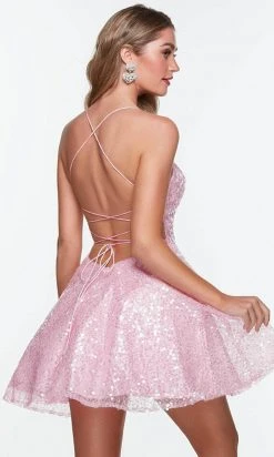 Alyce Paris 3104 - Sequined Cocktail Dress