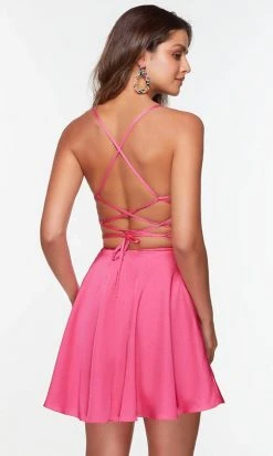 Alyce Paris 3114 - Cowl Neck Strappy Cocktail Dress