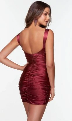 Alyce Paris 4569 - Scoop Neck Ruched Formal Dress 12 Alyce Paris 4569 - Scoop Neck Ruched Formal Dress