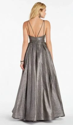 Alyce Paris - 60564 Shimmering Sleeveless High Slit A-Line Gown