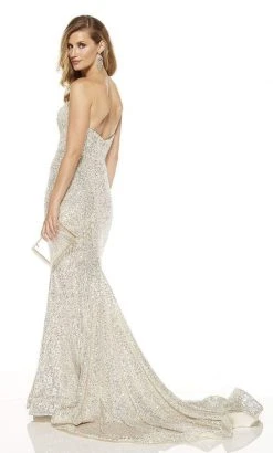 Alyce Paris - 60809 Strapless Sequined Mermaid Dress