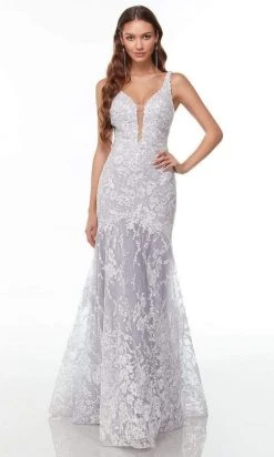 Alyce Paris - 61089 Floral Lace Long Gown