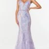 Alyce Paris - 61090 Holographic Shimmer Trumpet Gown