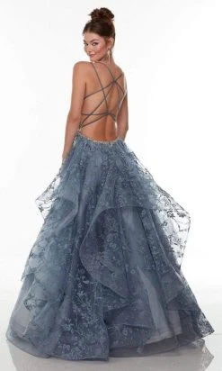 Alyce Paris - 61096 Sleeveless Floral Lace Ballgown