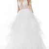 Alyce Paris - 61107 Pearl Beaded Organza A-Line Gown 1 Alyce Paris - 61107 Pearl Beaded Organza A-Line Gown