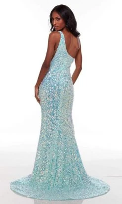 Alyce Paris - 61114 One Shoulder Sequin Gown 13 Alyce Paris - 61114 One Shoulder Sequin Gown