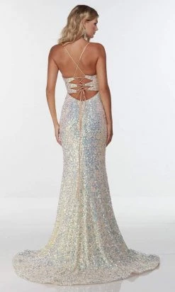 Alyce Paris - 61115 Sleeveless Iridescent Sequin Dress