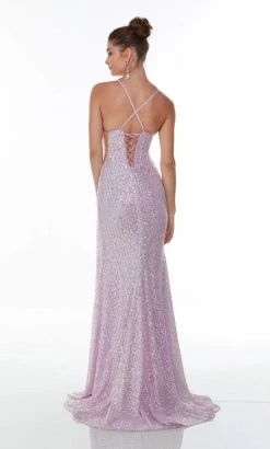Alyce Paris - 61122 Scoop Neck Sequin Gown 7 Alyce Paris - 61122 Scoop Neck Sequin Gown
