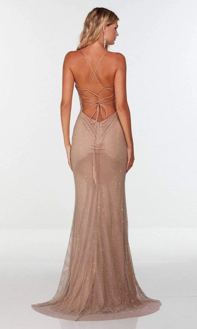 Alyce Paris - 61123 Lattice Sheath Gown 11 Alyce Paris - 61123 Lattice Sheath Gown