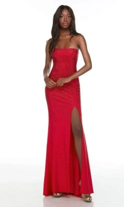Alyce Paris - 61137 Bead-Ornate High Slit Gown