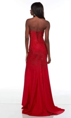 Alyce Paris - 61137 Bead-Ornate High Slit Gown