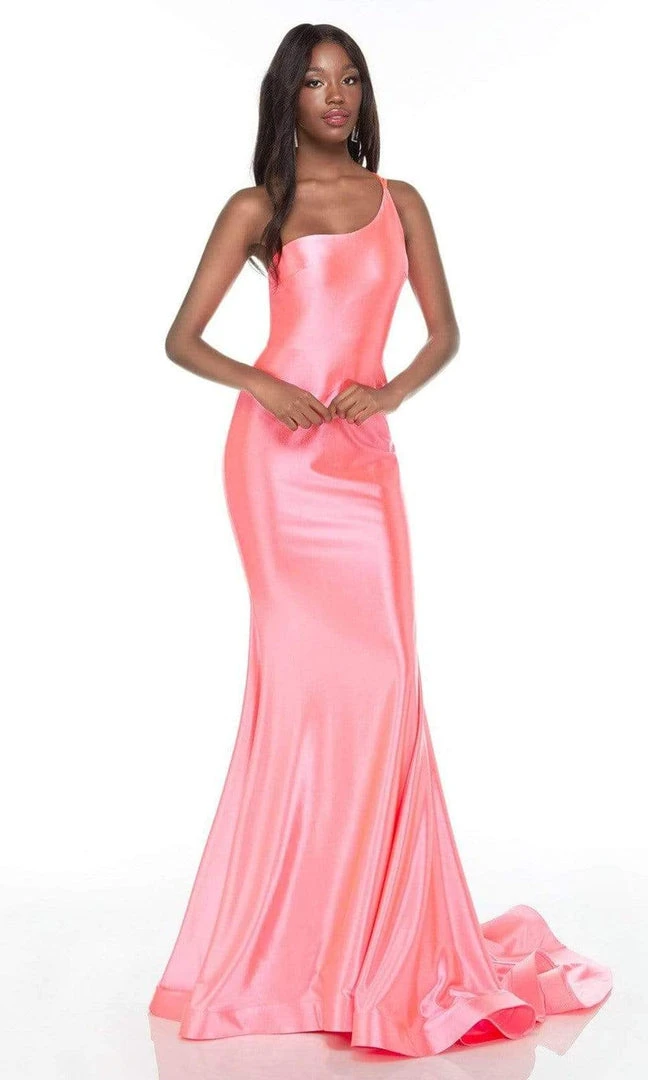 Alyce Paris - 61171 Asymmetrical Bodice Gown 5 Alyce Paris - 61171 Asymmetrical Bodice Gown