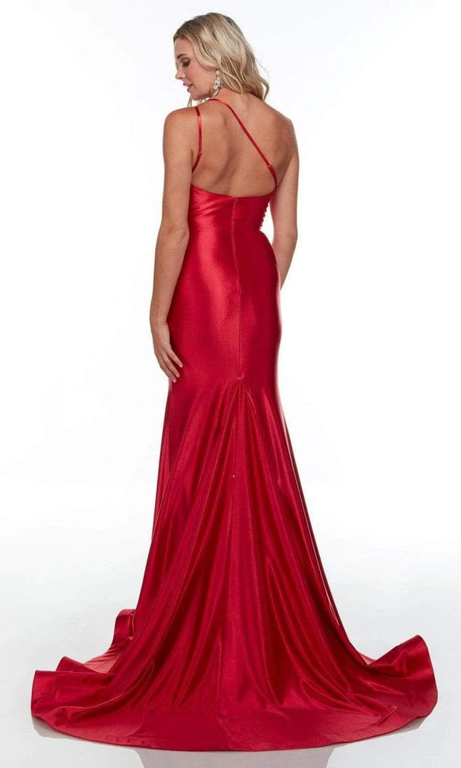 Alyce Paris - 61171 Asymmetrical Bodice Gown 9 Alyce Paris - 61171 Asymmetrical Bodice Gown