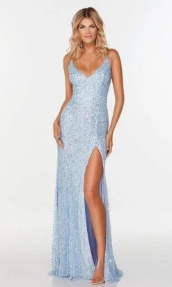 Alyce Paris - 61178 V-Neck Beaded Tulle Dress