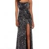 Alyce Paris - 61186 Sequin Cutout Back Gown 1 Alyce Paris - 61186 Sequin Cutout Back Gown
