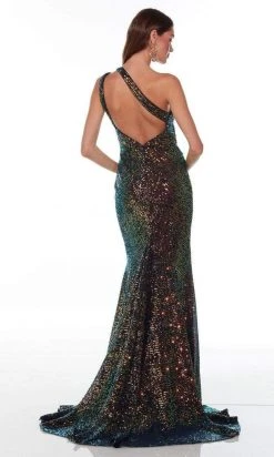 Alyce Paris - 61208 Asymmetric Cutout Back Long Gown