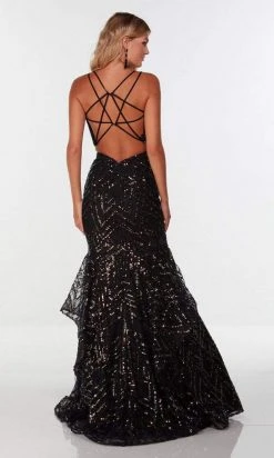 Alyce Paris - 61212 Two Piece Strappy Sequined Gown