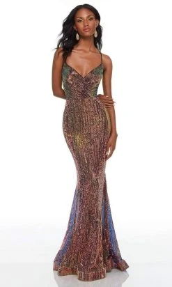 Alyce Paris - 61231 Cross Styled Sequin Gown