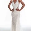 Alyce Paris - 7017 Sequined Lace Sheath Bridal Gown