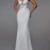 Alyce Paris - 7026 Embroidered Sheath Bridal Gown 1 Alyce Paris - 7026 Embroidered Sheath Bridal Gown