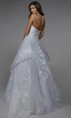 Alyce Paris 7041 - Strapless Sweetheart Neck Wedding Gown