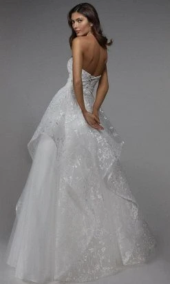 Alyce Paris 7041 - Strapless Sweetheart Neck Wedding Gown