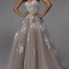 Alyce Paris 7043 - Embroidered Tulle Ballgown 2 Alyce Paris 7043 - Embroidered Tulle Ballgown