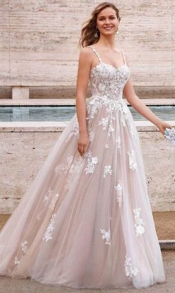 Alyce Paris 7043 - Embroidered Tulle Ballgown