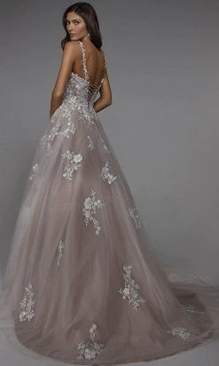 Alyce Paris 7043 - Embroidered Tulle Ballgown