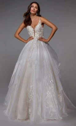 Alyce Paris - 7047 Open Back Voluminous Bridal Gown